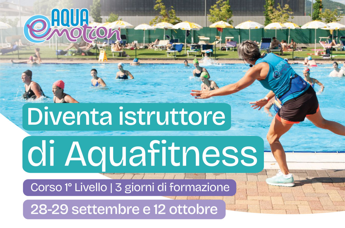 Diventa istruttore di Aquafitness - Corso 1° Livello Settembre 2024