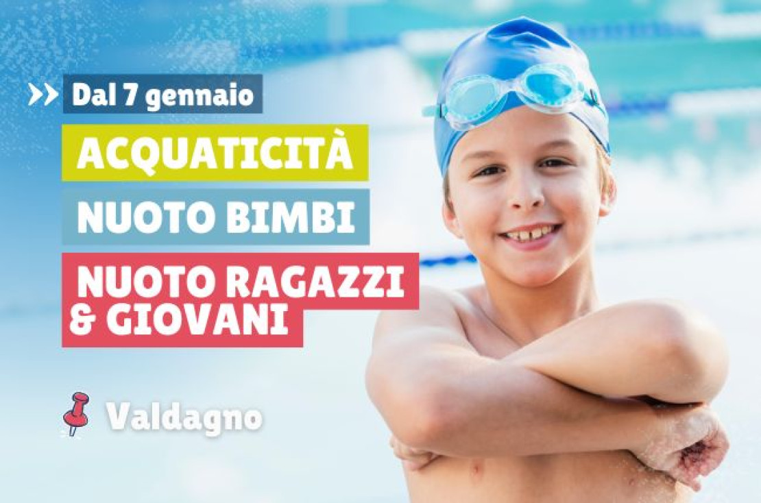 Nuovi Corsi di Acquaticità e Nuoto a Valdagno!