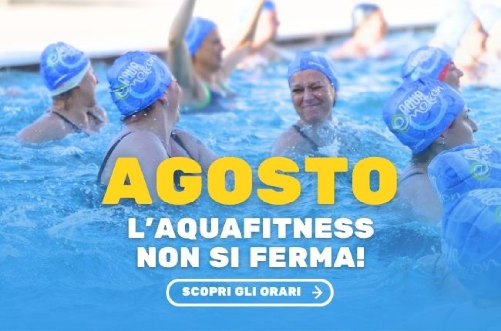 Corsi di Aquafitness ad agosto! Sede Terme
