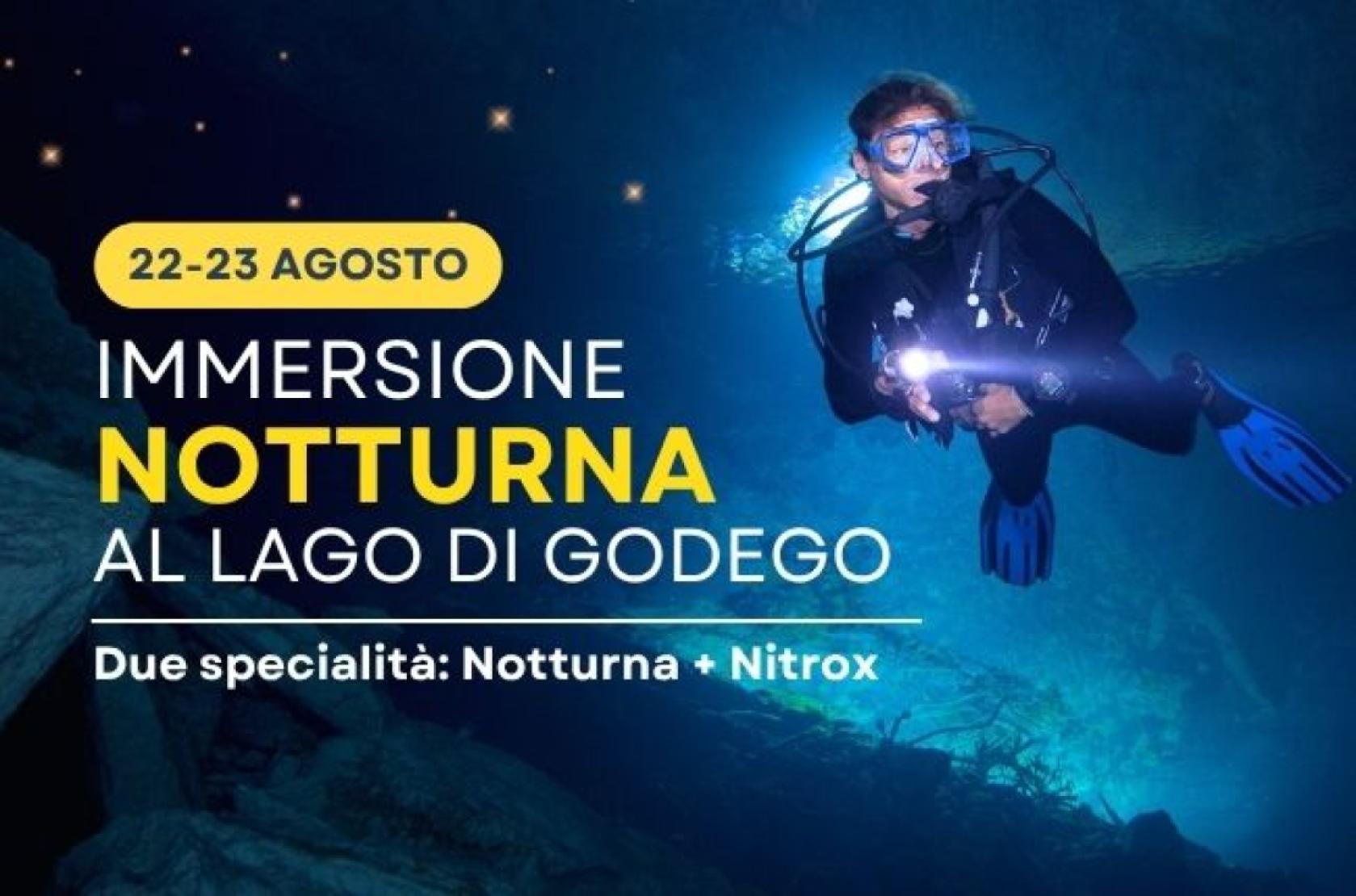 22 e 23/08 Immersione notturna al Lago di Godego