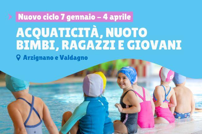 Nuovo Ciclo di nuoto 2026 ad Arzignano e Valdagno