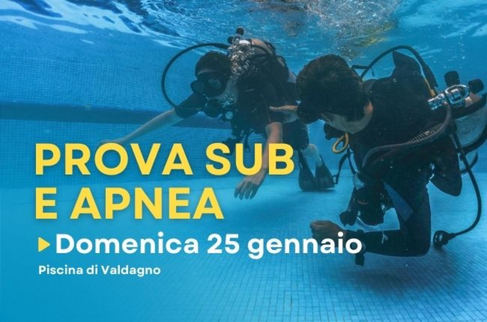 25 gennaio Prove Sub e Apnea a Valdagno