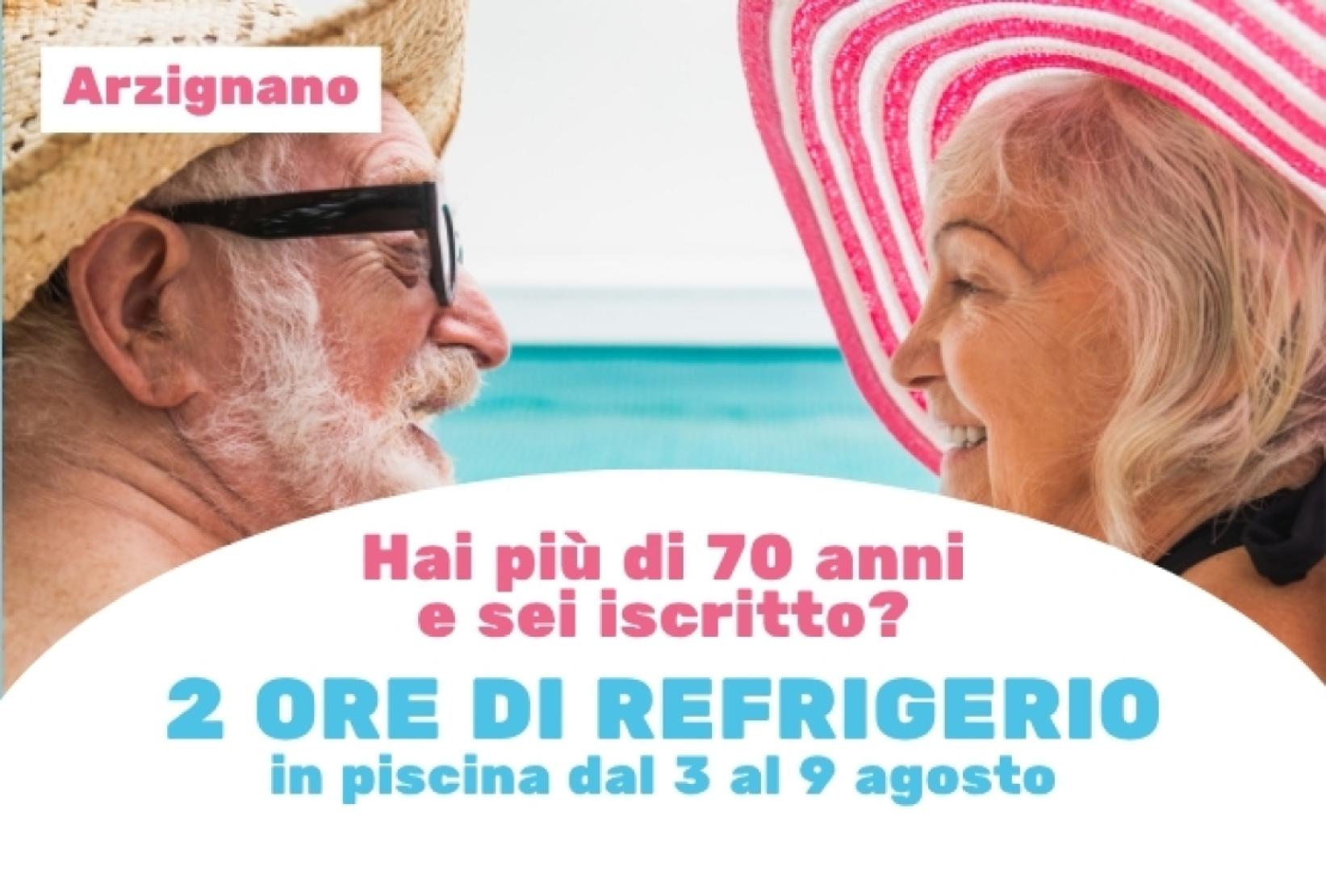 Un Tuffo contro il caldo: 2 ore di refrigerio per gli over 70