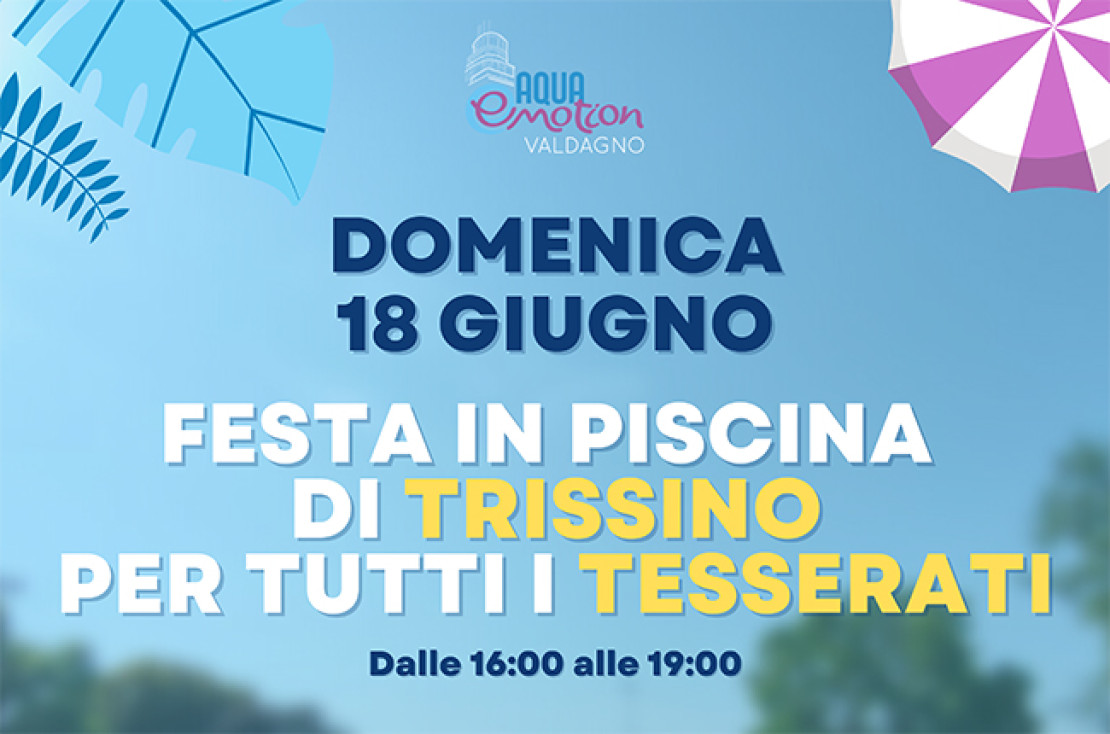 18.06 Festa in Piscina!