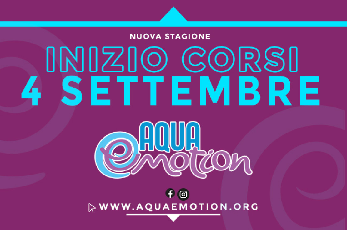 Inizio Corsi Stagione 23-24